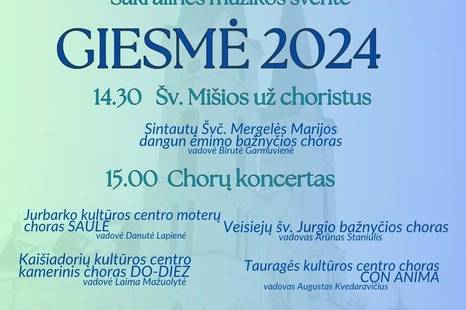 Sakralinės muzikos šventė "Giesmė 2024"